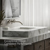 Components® Wall-mount bathroom sink faucet Industrial handle trim