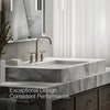 Purist® Widespread bathroom sink faucet with Cross handles, 1.2 gpm