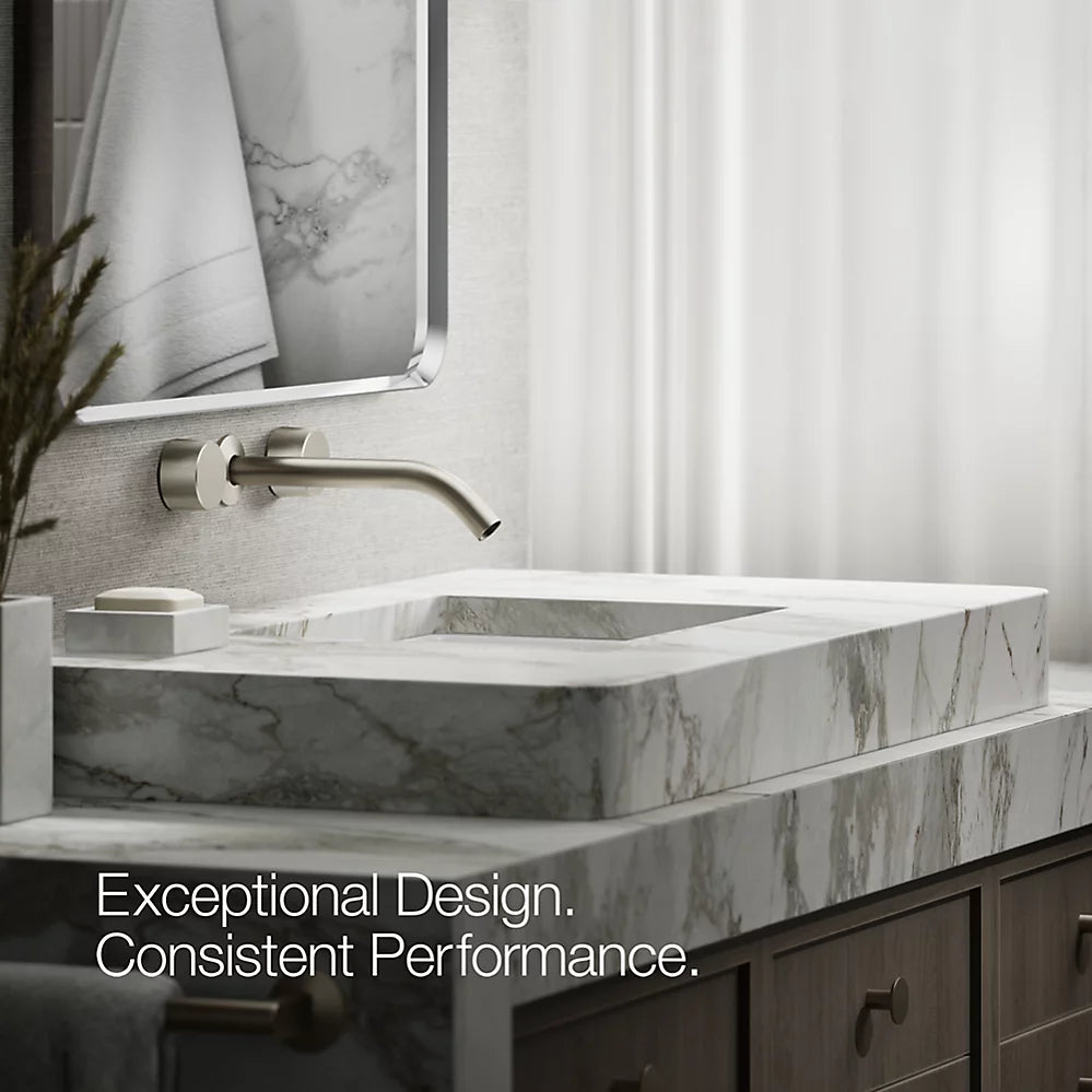 Components® Wall-mount bathroom sink faucet Oyl handle trim