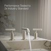 Purist® Widespread bathroom sink faucet with Lever handles, 1.2 gpm