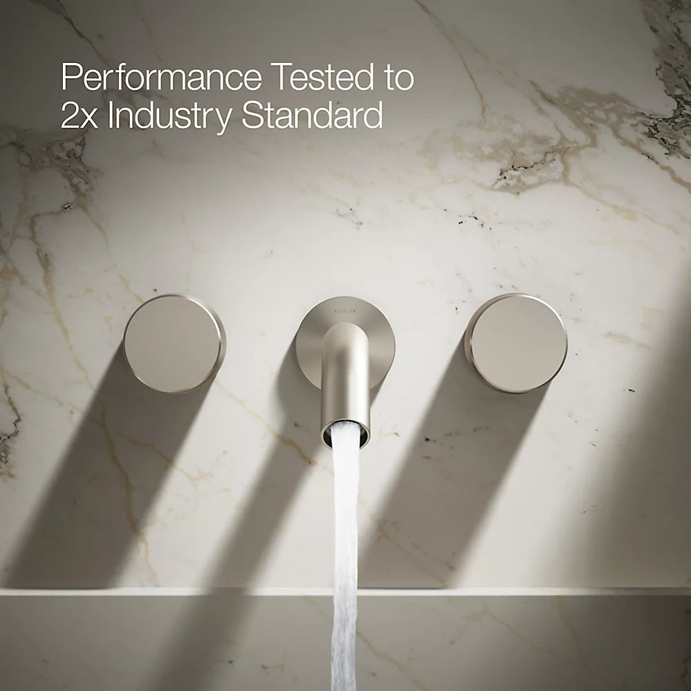 Components® Wall-mount bathroom sink faucet Oyl handle trim