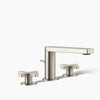 Composed® Widespread bathroom sink faucet with Cross handles, 1.2 gpm