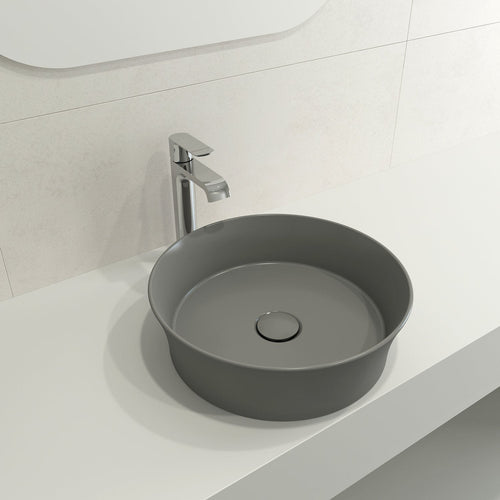 Bocchi Bathroom Vessel Sink Sottile 15r - Golzar Home