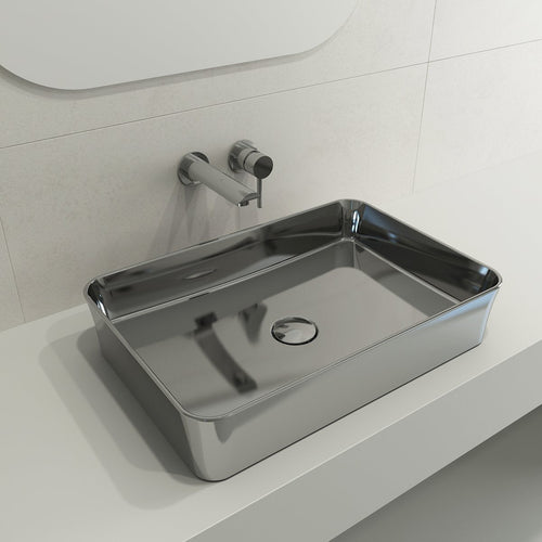 Bocchi Bathroom Vessel Sink Sottile 23 - Golzar Home