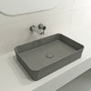 Bocchi Bathroom Vessel Sink Sottile 23 - Golzar Home