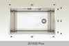 BOSCO 201830plus Titanium Multi-Level workstation sink