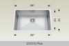 BOSCO 203310 Plus Titanium Series Plus Sink