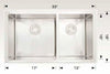 BOSCO 203315 Plus Diamond Series Plus Sink