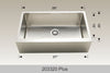 BOSCO 203320 Plus Deluxe Series Plus Sink