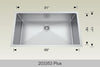 BOSCO 203353 Titanium Series Sink