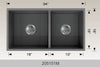 BOSCO 205151M Granite Series Sink
