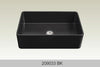 BOSCO 209033BK Fireclay Apron Series Sink