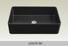 BOSCO 209036 BK Fireclay Apron Series Sink