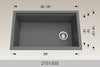 BOSCO 215130S Granite Series Sink