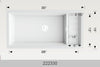 BOSCO 222330 Linear Granite Series Sink