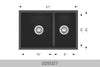 BOSCO 225027 Granite Series Sink