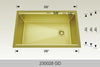 BOSCO 230028GD Textured Multi-Level Series Sink