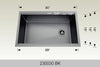 BOSCO 230030BK Textured Multi-Level Series Sink