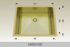 BOSCO 240021GD Textured Titanium Series Sink