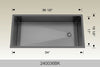BOSCO 240036BK Textured Titanium Series Sink