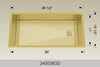 BOSCO 240038GD Textured Titanium Series Sink