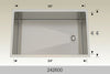 BOSCO 242600 Textured Titanium Series Sink