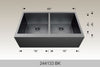 BOSCO 244133BK Textured Titanium Apron Sink Series Sink