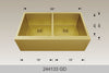 BOSCO 244133GD Textured Titanium Apron Sink Series Sink