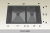 BOSCO 263218BK Textured Standard Series Sink