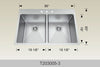 BOSCO T203005-3 Universal Design Series Sink