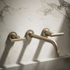 Purist® Wall-mount bathroom sink faucet trim with Lever handles, 1.2 gpm