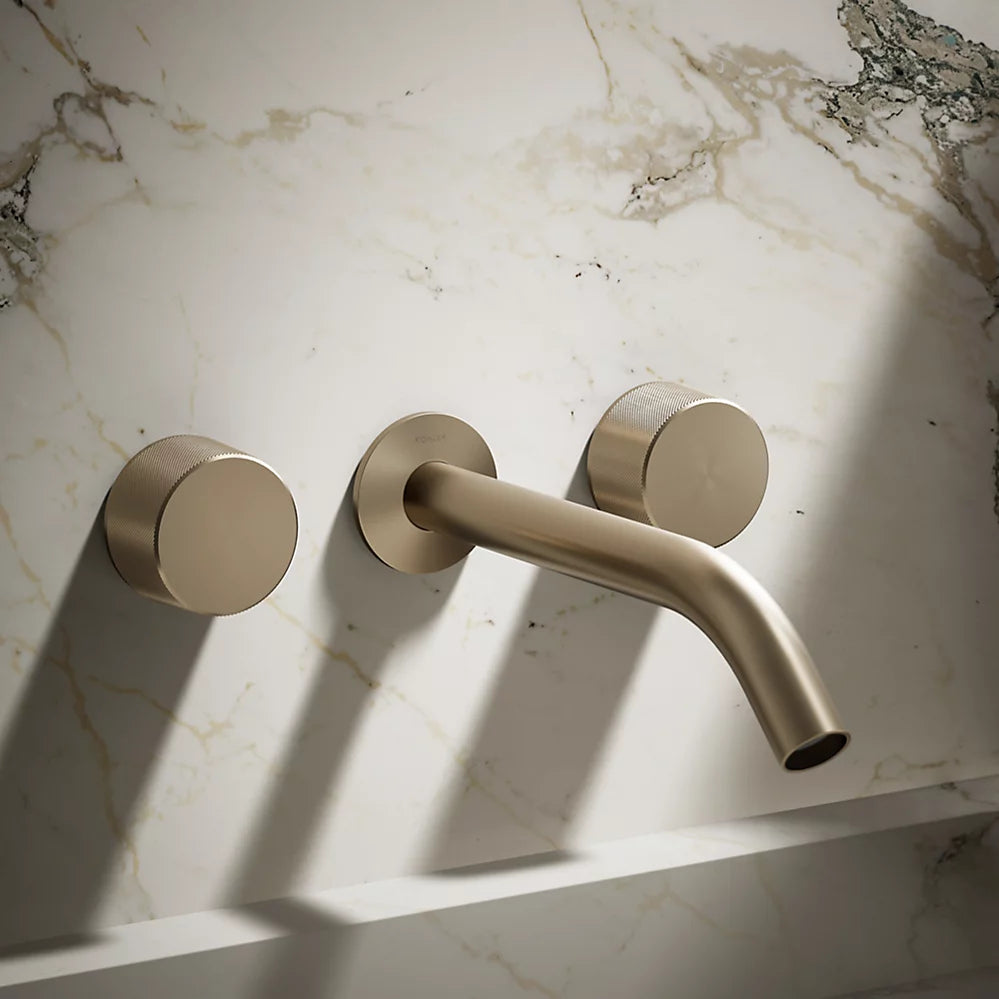 Components® Wall-mount bathroom sink faucet Oyl handle trim