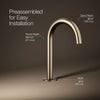 Components® Bathroom sink faucet spout with Tube design, 1.2 gpm