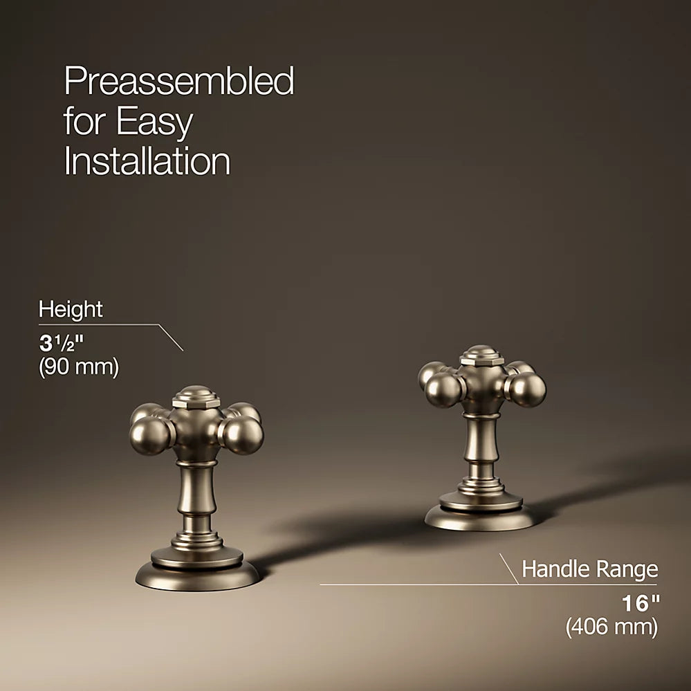 Artifacts® Cross bathroom sink faucet handles
