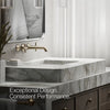 Occasion® Wall-mount bathroom sink faucet Cross handle trim, 1.2 gpm