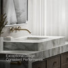 Components® Wall-mount bathroom sink faucet Industrial handle trim