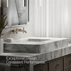 Purist® Wall-mount bathroom sink faucet trim with Cross handles, 1.2 gpm