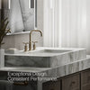 Purist® Widespread bathroom sink faucet with Cross handles, 1.2 gpm