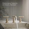 Purist® Widespread bathroom sink faucet with Lever handles, 1.2 gpm