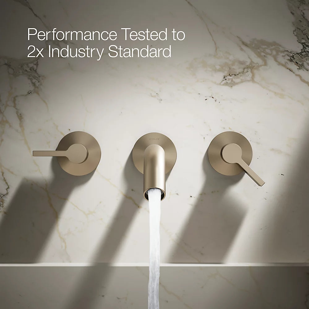 Components® Wall-mount bathroom sink faucet Lever handle trim