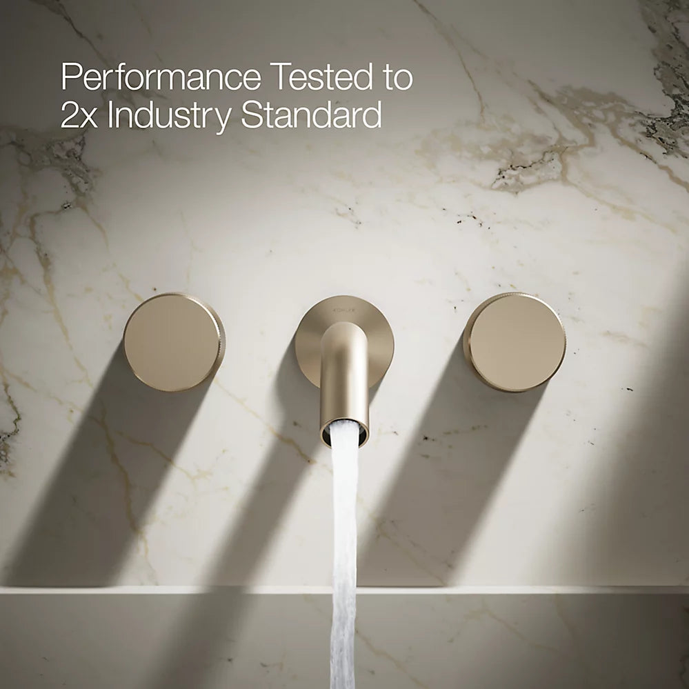 Components® Wall-mount bathroom sink faucet Oyl handle trim