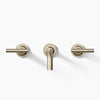 Purist® Wall-mount bathroom sink faucet trim with Lever handles, 1.2 gpm