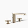 Composed® Widespread bathroom sink faucet with Cross handles, 1.2 gpm
