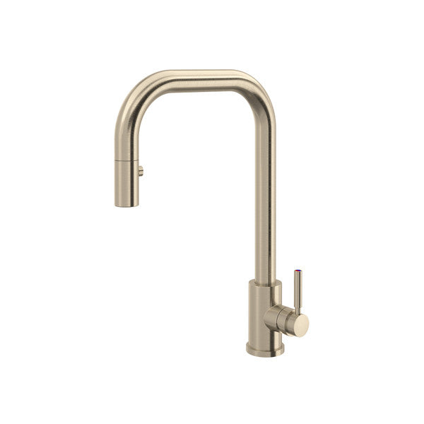 Perrin & Rowe Holborn Pull-Down Kitchen Faucet With U-Spout - 4046L-APC