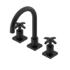 Rubinet Widespread Lav. Set. (less drain) Matt Black