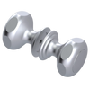 Rubinet Shower Door Knob (set) Satin Chrome