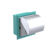 Rubinet RECESSED TOILET PAPER HOLDER Aqua