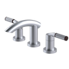 Rubinet Widespread Lav. Set. (less drain) Satin Chrome