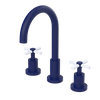 Rubinet Widespread Kitchen Set with LaSalle Spout Midnight Blue