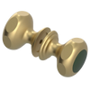 Rubinet Shower Door Knob (set) Satin Brass